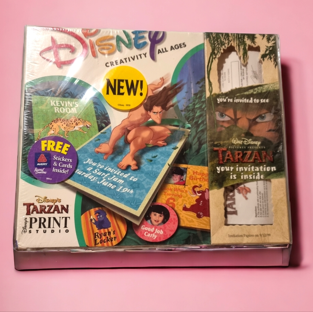 🆕️ Disney's Tarzan Print Studio Creativity For All Ages